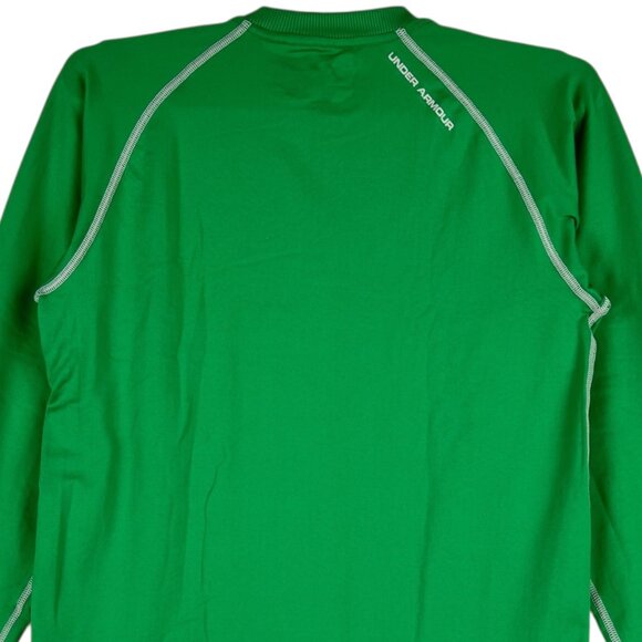 Under Armour Men ColdGear Infrared Green Long-Sleeve Fitted Shirt Size Small NWT - Picture 4 of 12